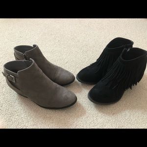 2 Anklet Boots in size 7